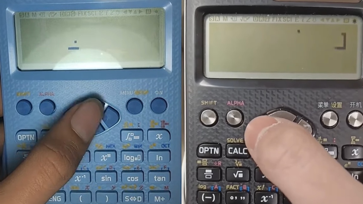 Cách Chơi Rắn Săn Mồi trên Máy Tính Casio 580VN X