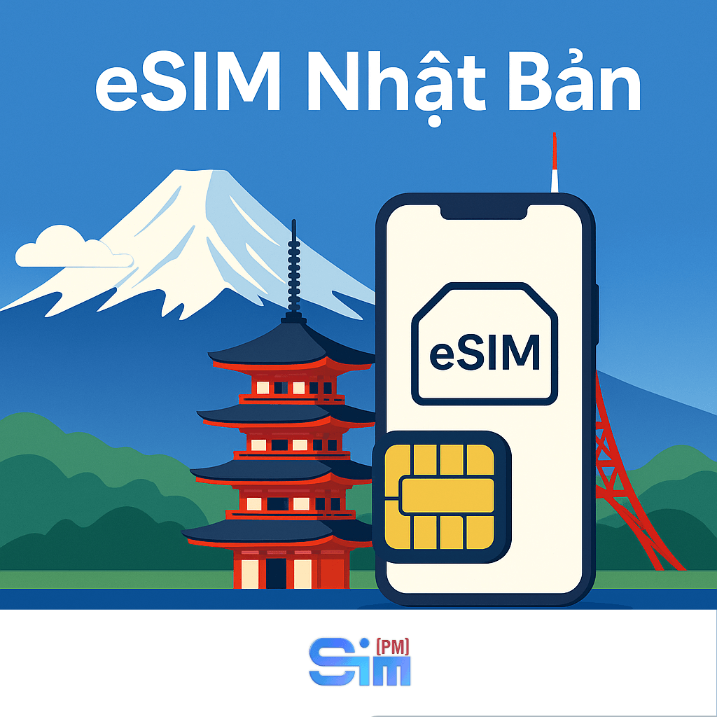 eSIM du lịch Nhật Bản